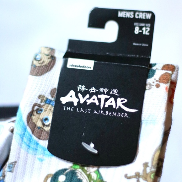NEW Avatar The Last Airbender Socks - Chibi Characters - Men's Size 8-10 - Picture 4 of 5